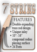 7 String Paddle Necks
