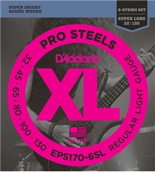 D'Addario ProSteels Strings, 6 String Set