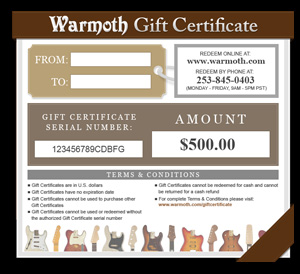 Warmoth Gift Certificate