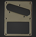 2TEK Tele Bridge Plate for Singlecoil, Right Hand, Bright Nickel