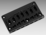 7 String Flat Mount Bridge, Black