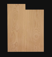 Bass Sized Body Blank, Alder