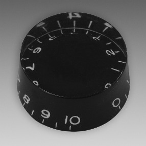 Barrel Knob, Black