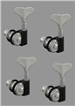 Schaller BM Light Bass Tuner, 4-In-Line Set, Right Side, Chrome