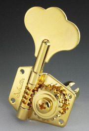 Schaller BML Bass Tuners, Set of 4, Gold