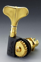 Schaller BML Light Bass Tuner, Left Side, Gold