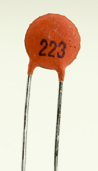 Capacitor, Ceramic Disc, .022uf, 50 Volt