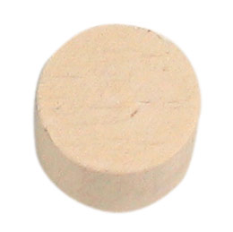 Cream Phenolic Dot, 1/4