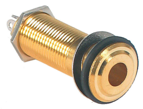 Deep Panel Stereo Jack, Gold