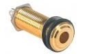 Deep Panel Stereo Jack, Gold