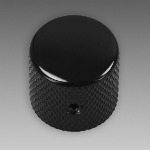 Flat Top Knob, Black