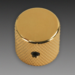 Flat Top Knob, Gold