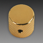 Flat Top Knob, Gold