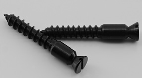 Floyd Wood Screws, Pair, Black