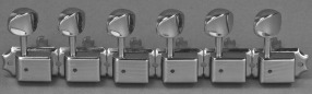 Vintage Tuners, Set of 6 Left Side, Chrome