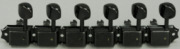 Vintage Tuners, Set of 6 Right Side, Black