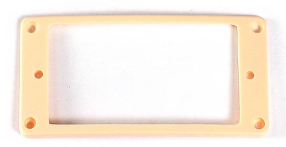 Curved Short Humbucker Mounting Ring, Cream