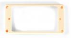 Curved Tall Humbucker Mounting Ring, Cream
