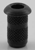 Top String Ferrules, Set of 6, Black