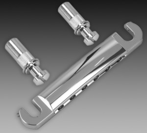 Tone Pros Stop Tail Piece, Chrome