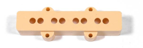 JBass Pickup Cover for Neck Position, Cream