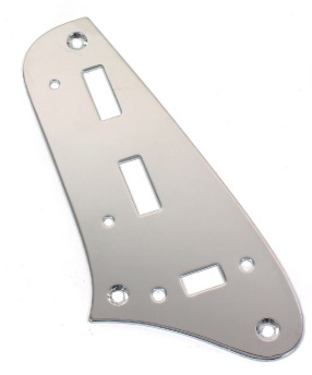Jaguar Upper Switch Plate, Chrome