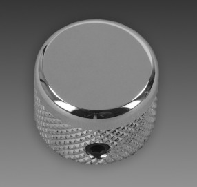 Vintage Upper Concentric Pot Knob, Chrome