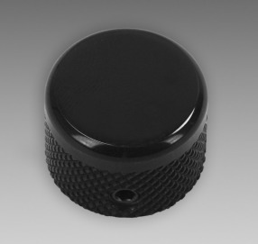 Vintage Upper Concentric Pot Knob, Black