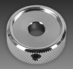 Vintage Lower Concentric Pot Knob, Chrome