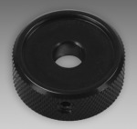 Vintage Lower Concentric Pot Knob, Black