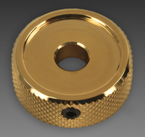 Vintage Lower Concentric Pot Knob, Gold