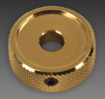 Vintage Lower Concentric Pot Knob, Gold