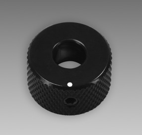 Lower Concentric Pot Knob, Black