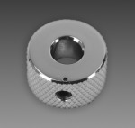 Lower Concentric Pot Knob, Chrome