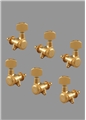 Schaller M6 Locking Tuner, 3+3 Set, Gold