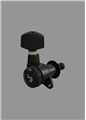 Schaller M6 Locking Tuner, Left Side, Black