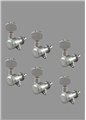 Schaller M6 Locking Tuner, 6-In-Line Set, Left Side, Chrome
