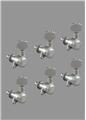 Schaller M6 Locking Tuner, 6-In-Line Set, Right Side, Chrome