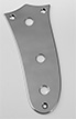 Mustang Control Plate, Chrome