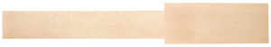 Guitar Sized Neck Blanks for 13 Degree Angled Peg Heads, Maple
