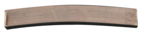 Fender Style Nut Blank, Curved Bottom, Nickel