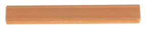 Fender Style Nut Blank, Flat Bottom, Brass