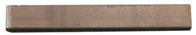 Fender Style Nut Blank, Flat Bottom, Nickel