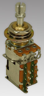 Push Push Pot 250k with DPDT Switch (On-On)