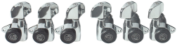 Planet Waves Auto Trim Tuners, Set of 3L+3R, Chrome