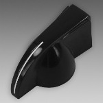 Rooster Head Knob, Black