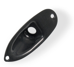 Recessed Top Jack Plate, Black