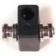 Roller T String Retainer for Bass, Black