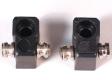 Roller T String Retainer for Guitar, Pair, Black