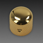 Round Top Knob, Gold